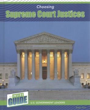 Choosing Supreme Court Justices Book cover