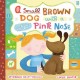 Go to record A small, brown dog with a wet, pink nose